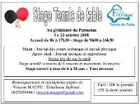 Un stage d'une journée pour les jeunes.